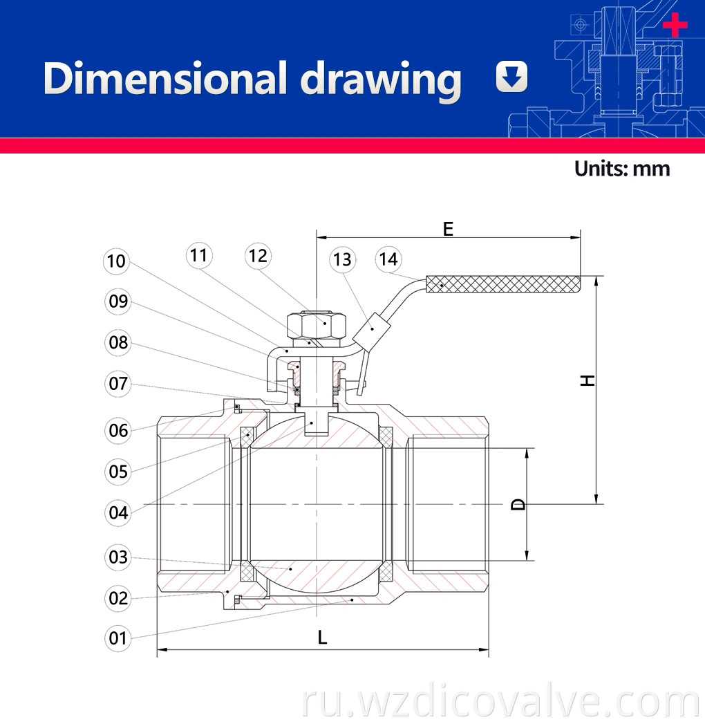 3PC BALL VALVE